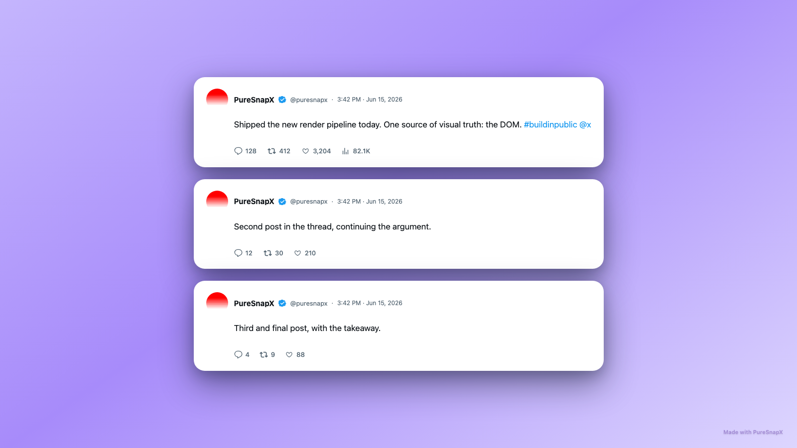 Thread capture